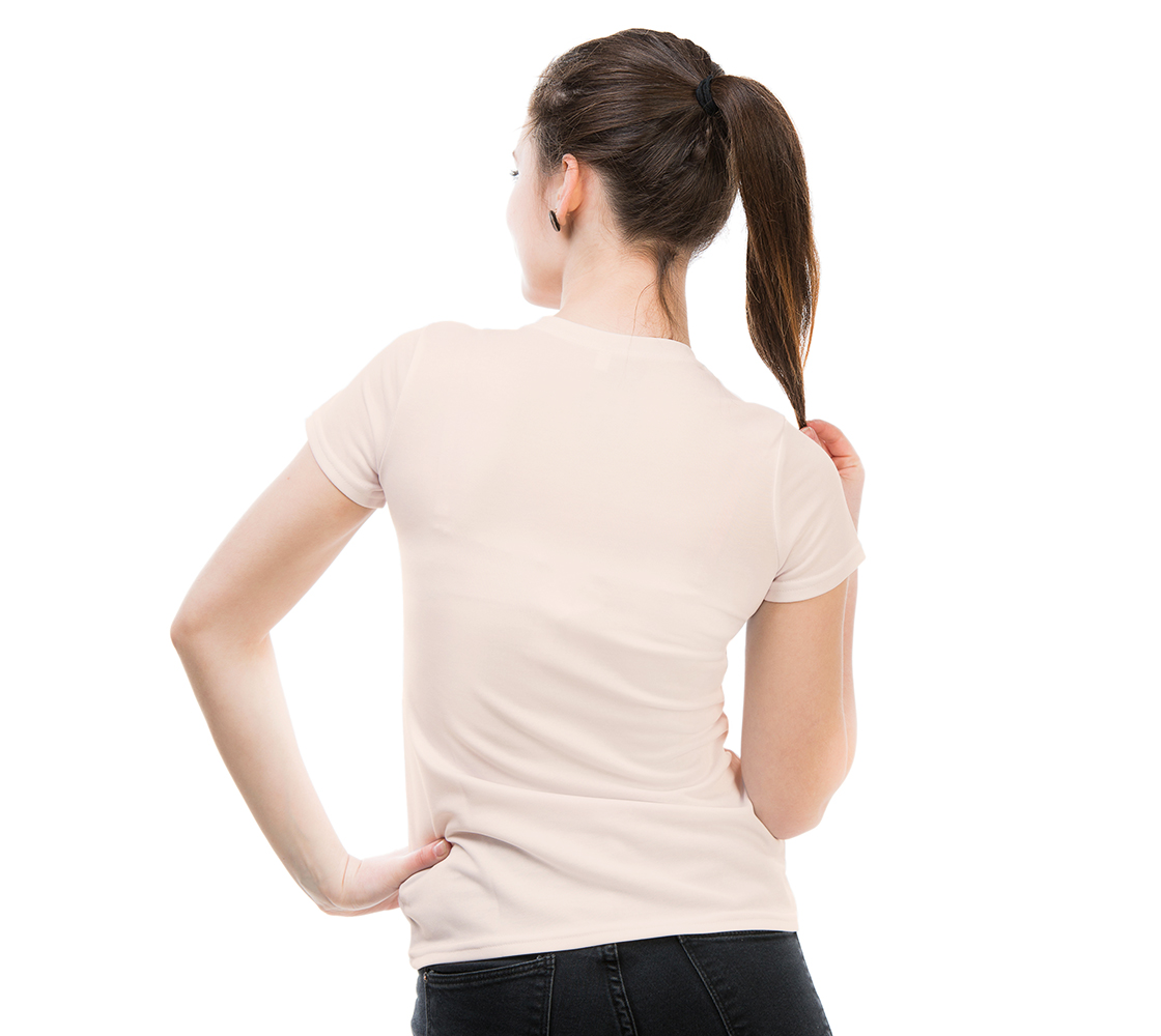 Femme plume au collier, Tee-shirt