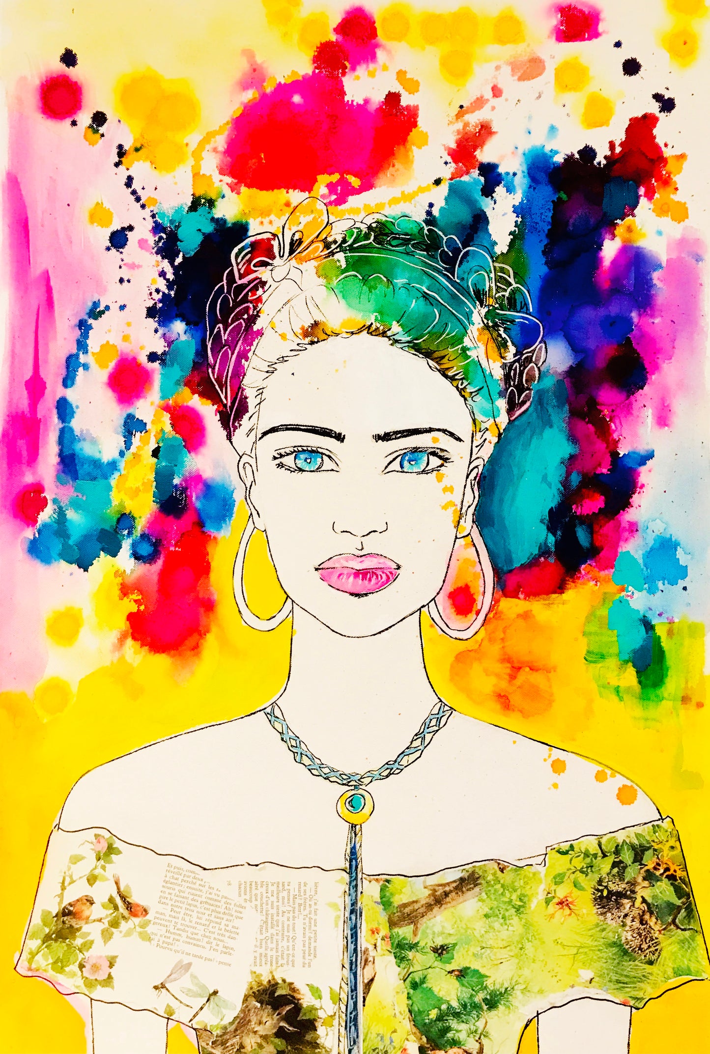 Femme azur, Oeuvre originale