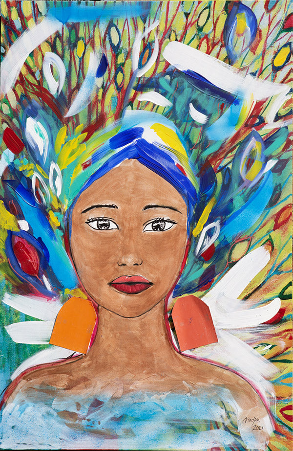 Femme Paon, Oeuvre originale