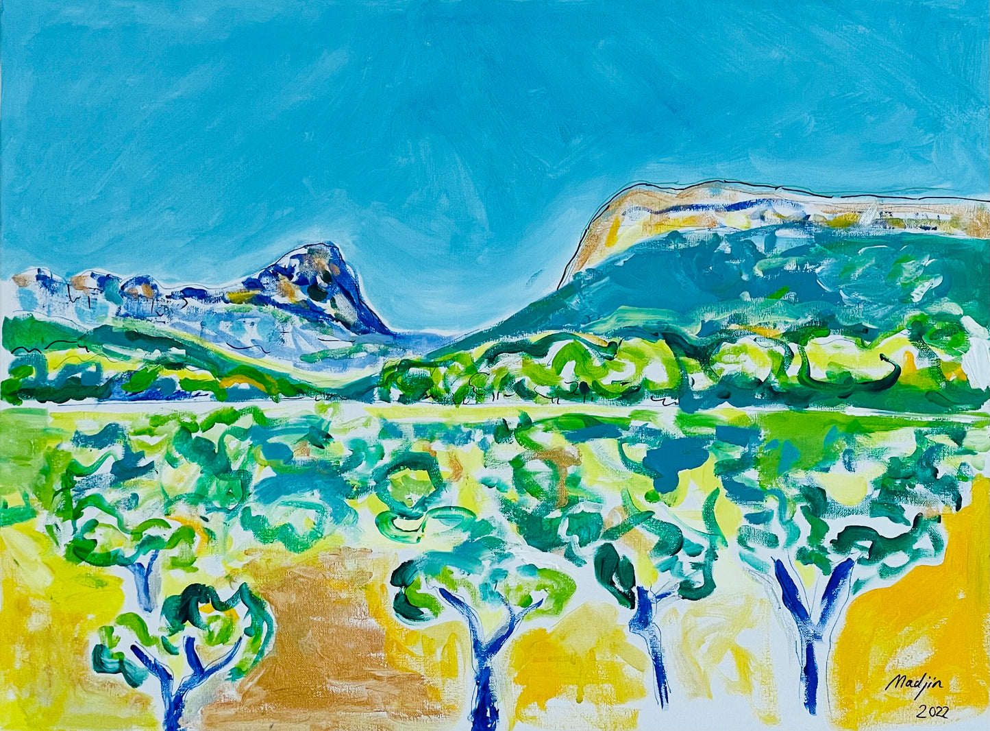 Entre Vignes, Oeuvre originale