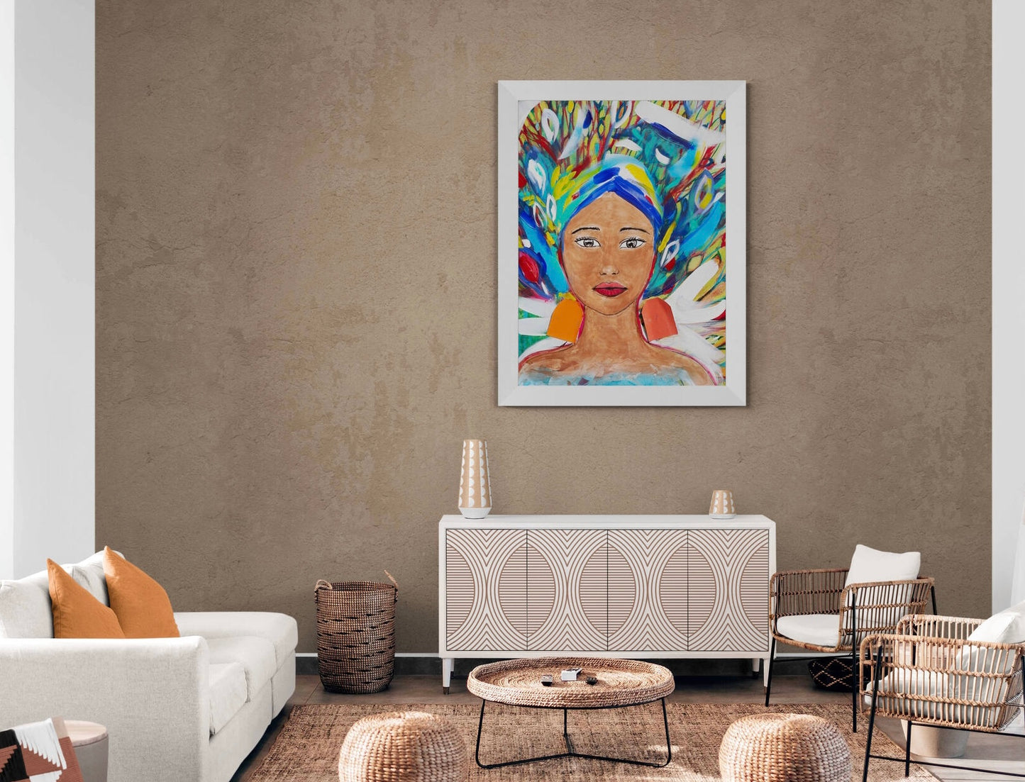 Femme Paon, Oeuvre originale