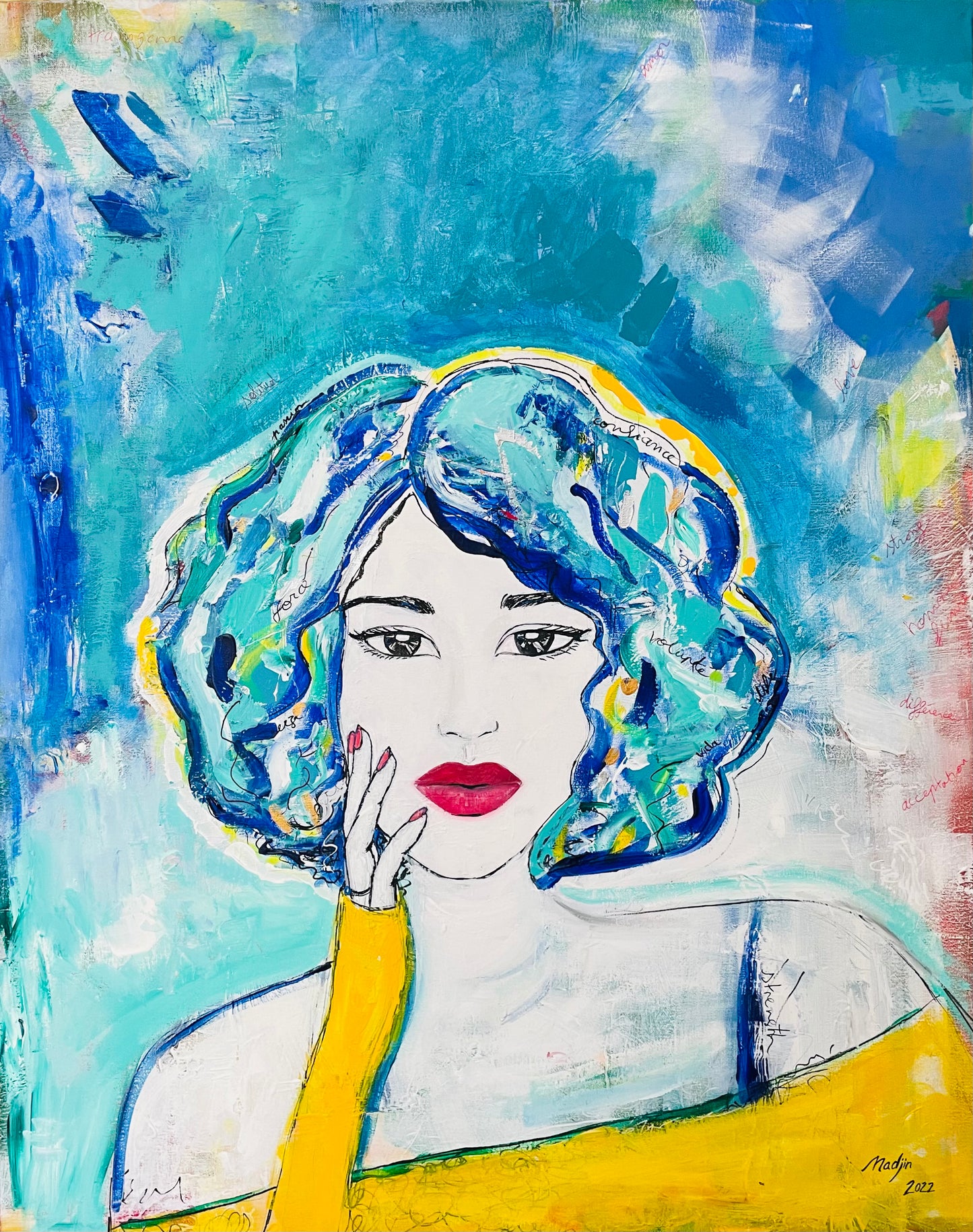 Douce féminité Oeuvre originale