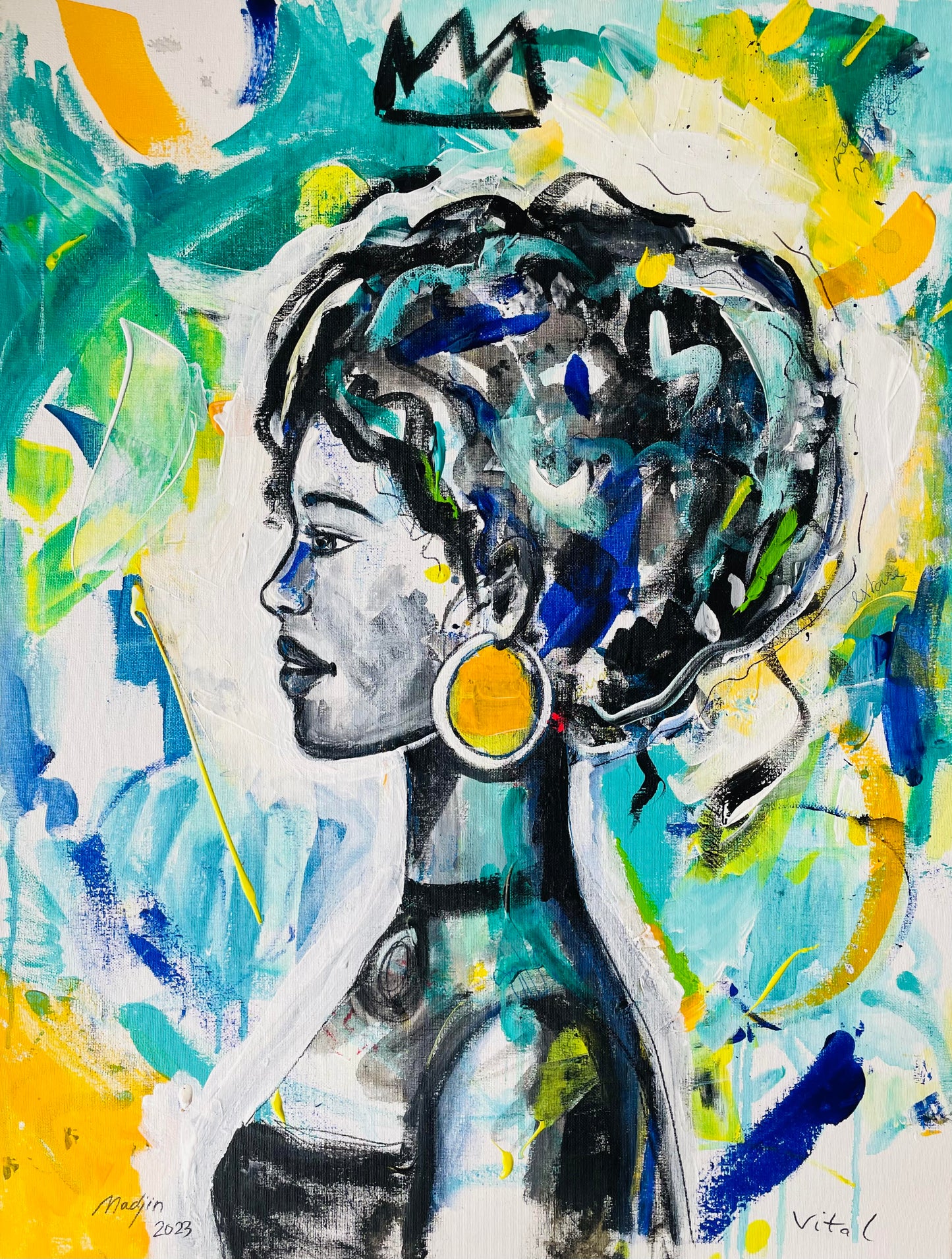 Hommage à Basquiat, Oeuvre originale